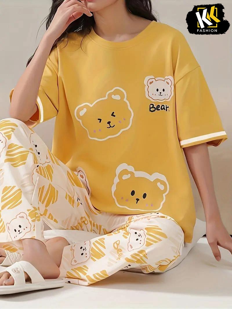 Yellow Bear faces PJ SUIT