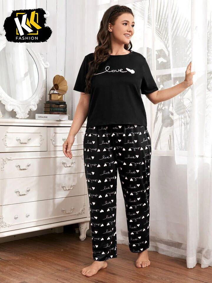 Black Love PJ SUIT